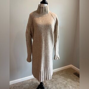 Banana Republic Sweater Dress in Oatmeal, Size XL